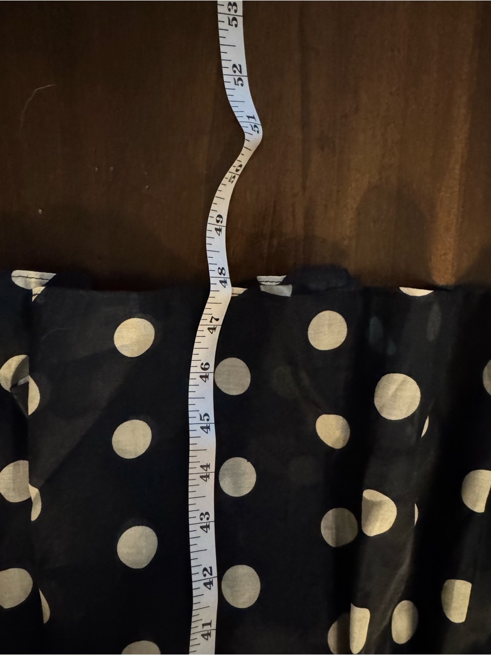Women’s Navy Polka Dot Halter Maxi Dress - Picture 5 of 5